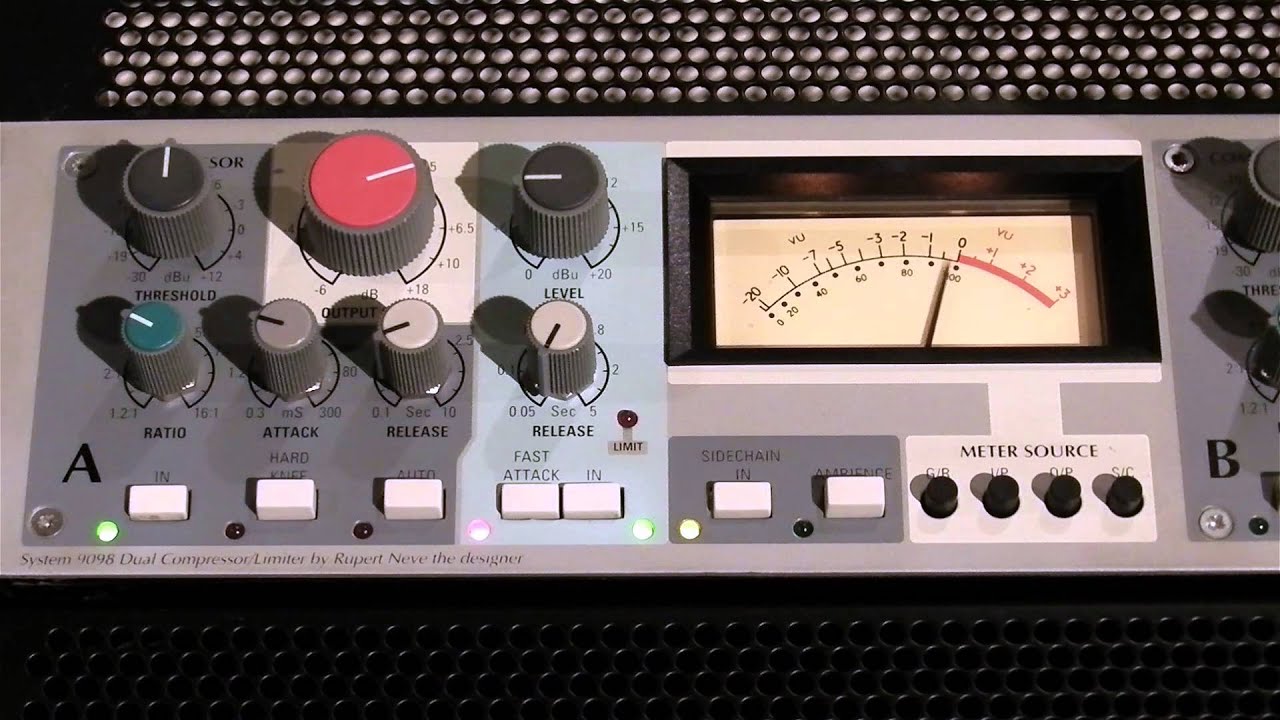 Amek 9098 on drums