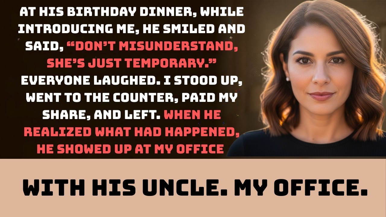 At His Birthday Dinner, While Introducing Me, He Smiled And Said, “Don’t Misunderstand, She’s Just..