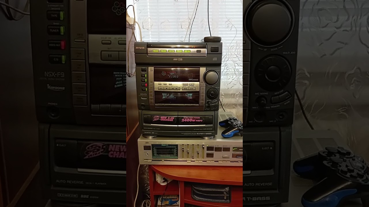 AIWA nsx - f9. &. JVC a - x50 в работе.