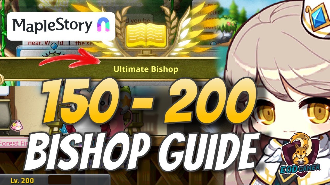 Level 150 - 200 in Under 4 Days : Bishop Guide in Maplestory N (Skills, Rotations, Best Maps) | MSU