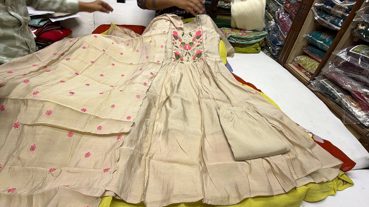 Chickpet Bangalore wholesale designer kurti sets||Single piece courier available