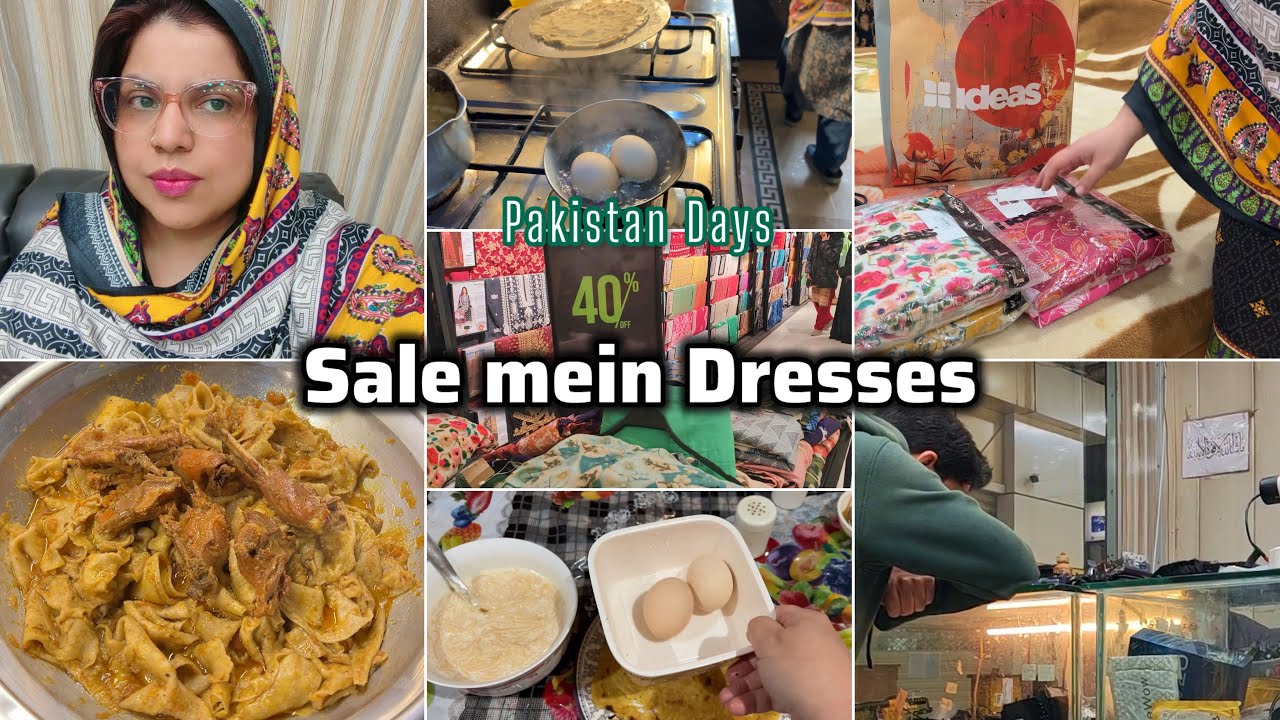 Yeh Walay Dresses Laye hun Bohat Achay Milay hain || Day in Pakistan || Visit Waste gaya