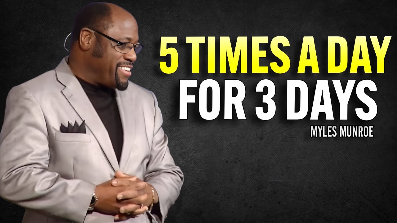 ATTRACT ANYTHING YOU WANT IN 22 MINUTES - Myles Munroe Motivational Speech