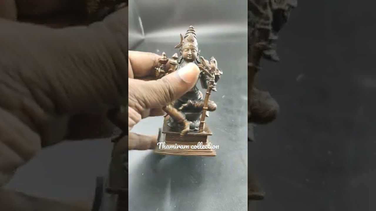 Raja rajeshwari copper idol #copper #lalitha #rajarajeshwari #god #deity_darshan #lord #pooja