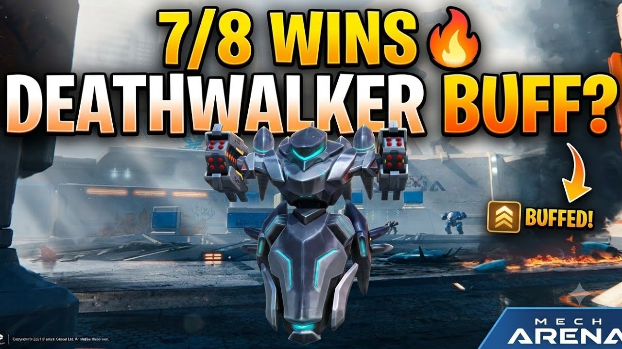 Deathwalker Changed Everything! 🔥 7 Wins in 8 Battles | Mech Arena Tournament