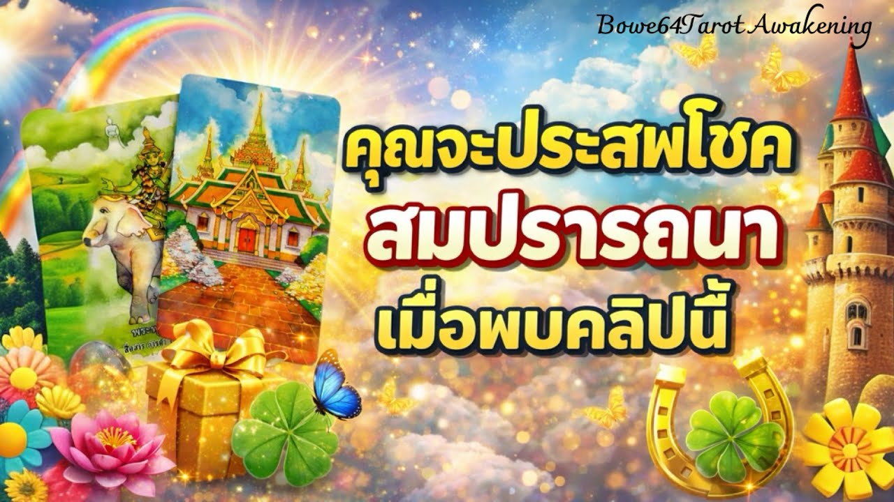 ถ้าคุณเจอคลิปนี้ ✨ ยินดีด้วยคุณจะประสพโชค สมปรารถนา🍀 Random 