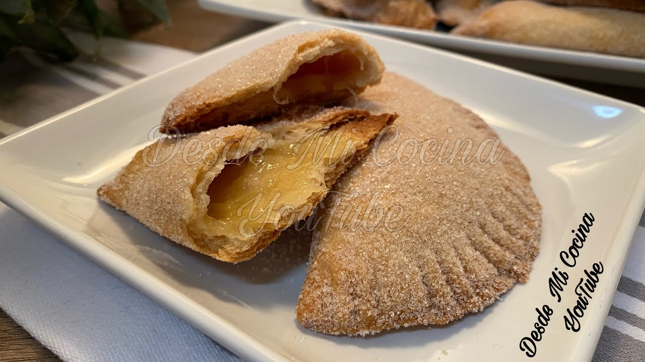 EMPANADITAS FINAS -de Cerveza- rellenas de MERMELADA || DESDE MI COCINA by Lizzy