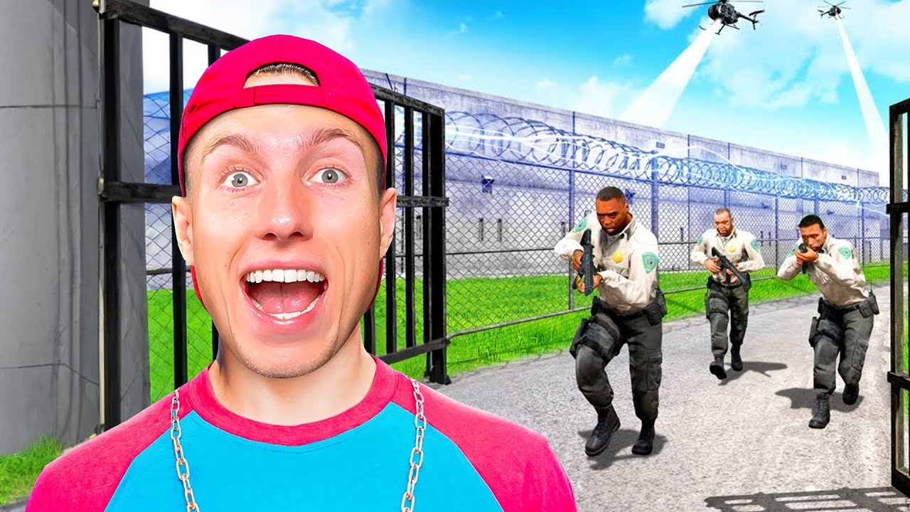 24 STUNDEN aus GEFÄNGNIS AUSBRECHEN in GTA 5!