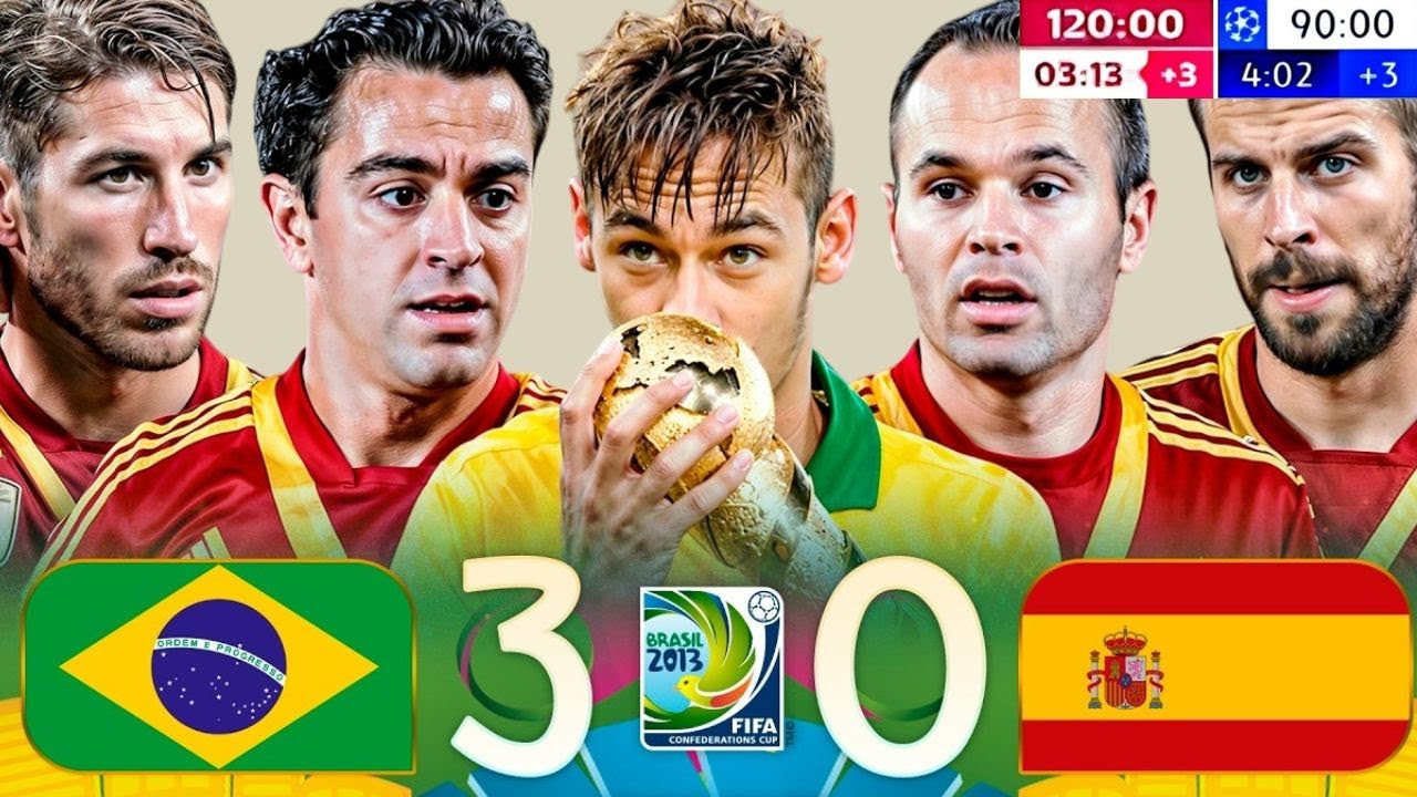 É DE ARREPIAR ! BRASIL x ESPANHA 2013 — O DIA EM QUE NEYMAR CALOU O MUNDO!