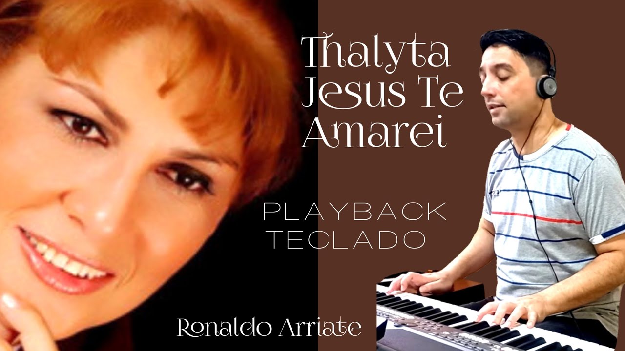 Playback de Teclado 🎹 Com Letra /Jesus Te Amarei #thalyta #Jesus #te #amarei #fé #Deus #família #ama