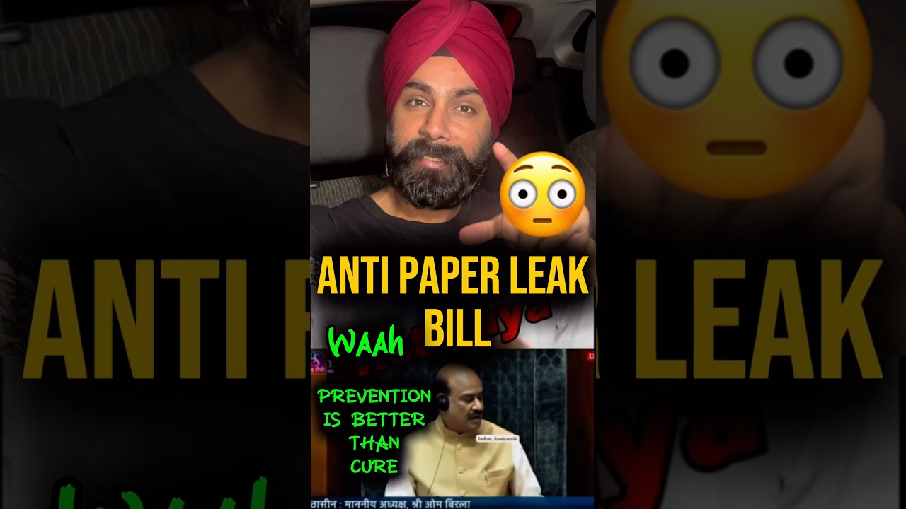 Reality of Anti Paper Leak Bill😳REAL TRUTH❤️#paperleakbill #congress #reality #politics #india