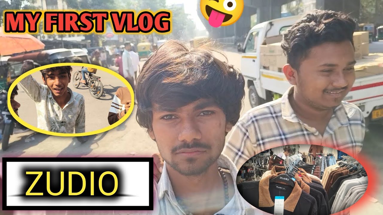 ll MY FIRST VLOG ll ZUDIO MA GAYA 😛ll FULL COMEDAY  ll