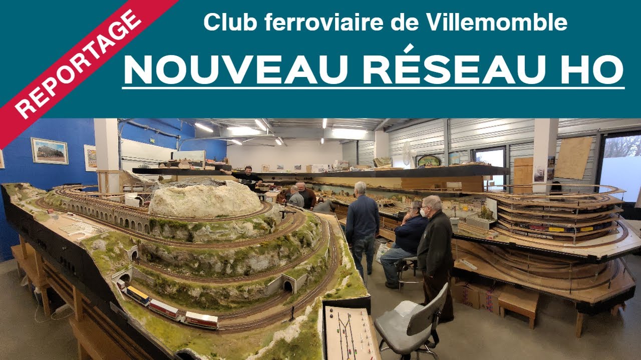 Réseau trains miniatures Ho club ferroviaire de Villemomble