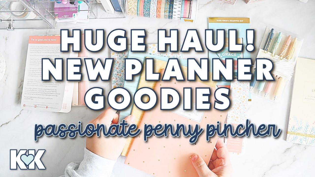 HUGE Haul Passionate Penny Pincher Work Money Pocket Planner Review Accessories and Sermon Notebook
