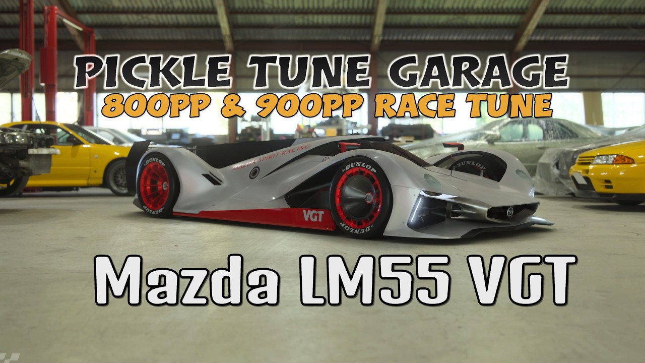 GT7 Mazda LM55 VGT | 800pp-900pp Race Tune | Pickle Tune Garage (Update 1.68)