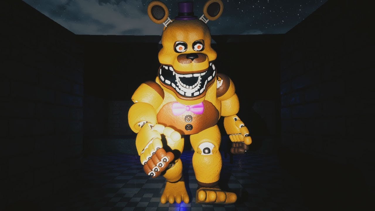 Fredbear Comes To Life.. TERRIFYING CHASE! || FNAF Five Nights at Fredbears