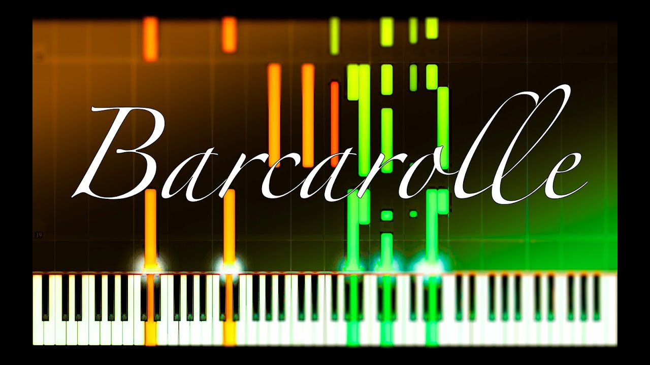 Offenbach: Barcarolle (piano solo)
