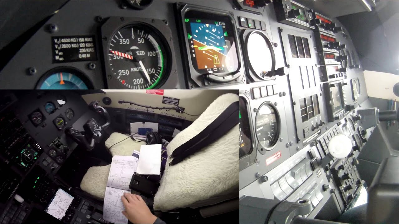 Pilatus PC-12 Low IFR approach (GoPro pilots view)