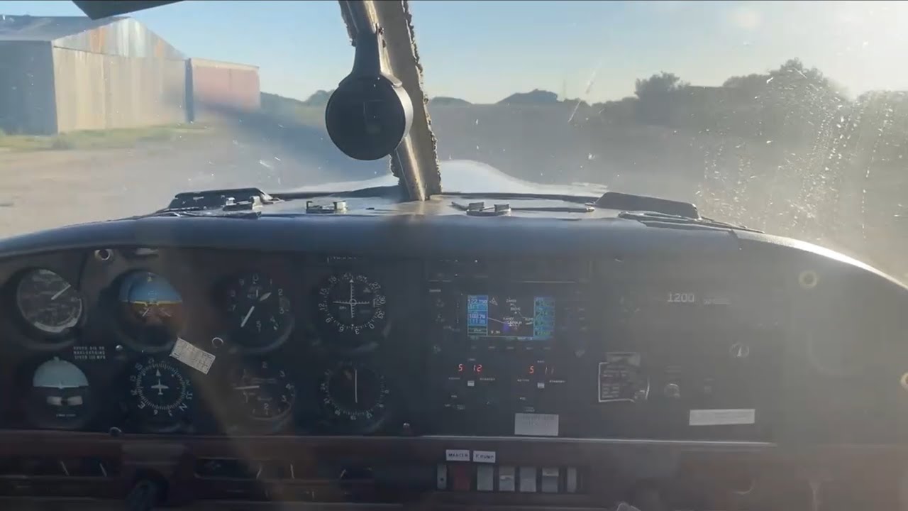 Piper Cherokee Takeoff 1,300FT Runway On Cliff