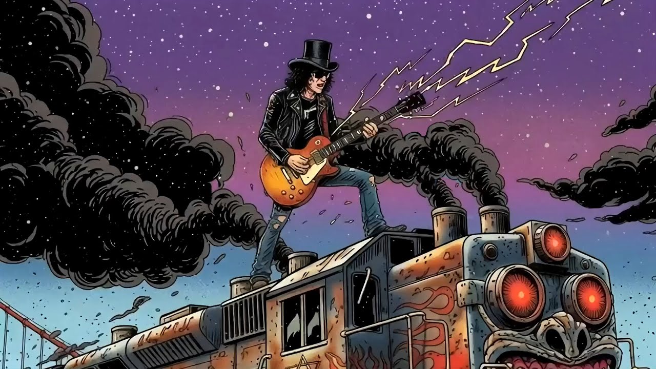 Nightrain ● Guns N' Roses (Animation)