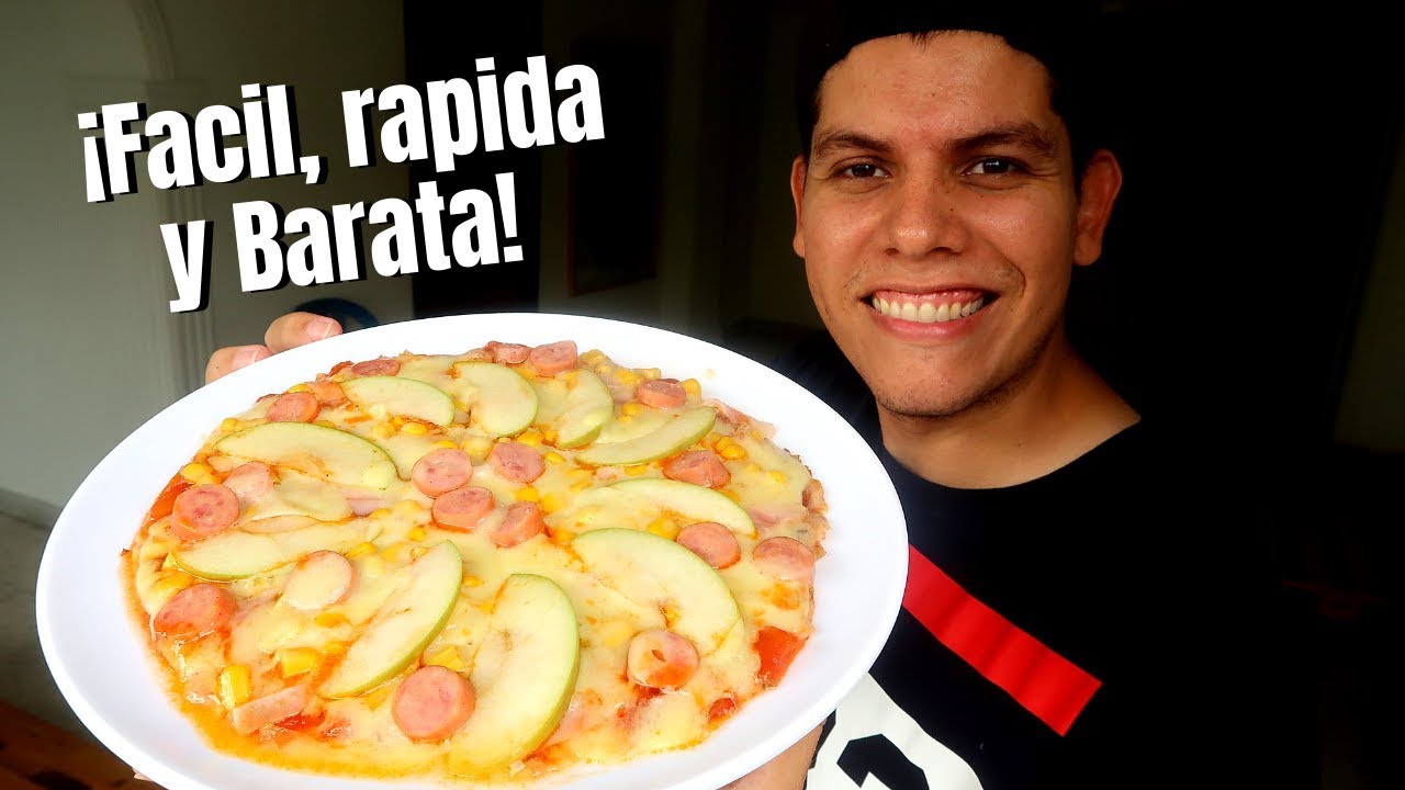 PIZZA CASERA Fácil y Barata 🍕 Cocina de cuarentena con Iro 😎 Receta Rápida