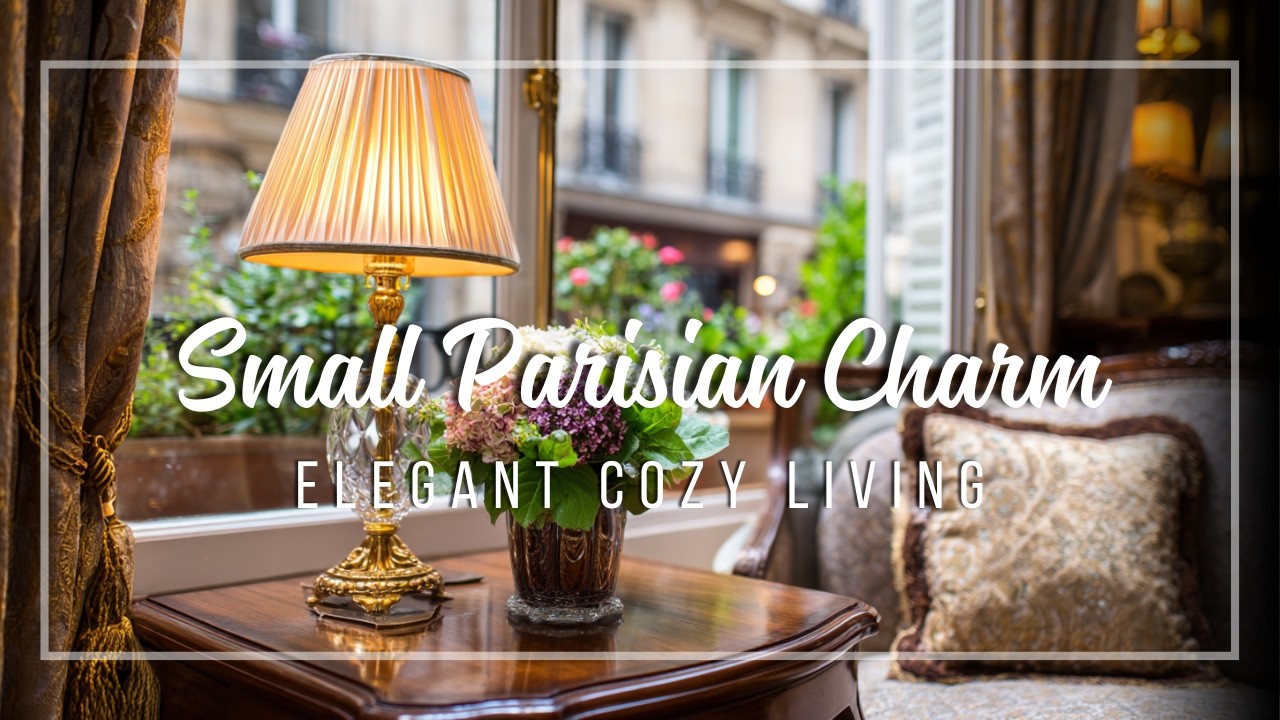 Small Parisian Apartment Tour 🖼️ Cultivated Spaces Inspired by Brilliance and Elegance and French F
