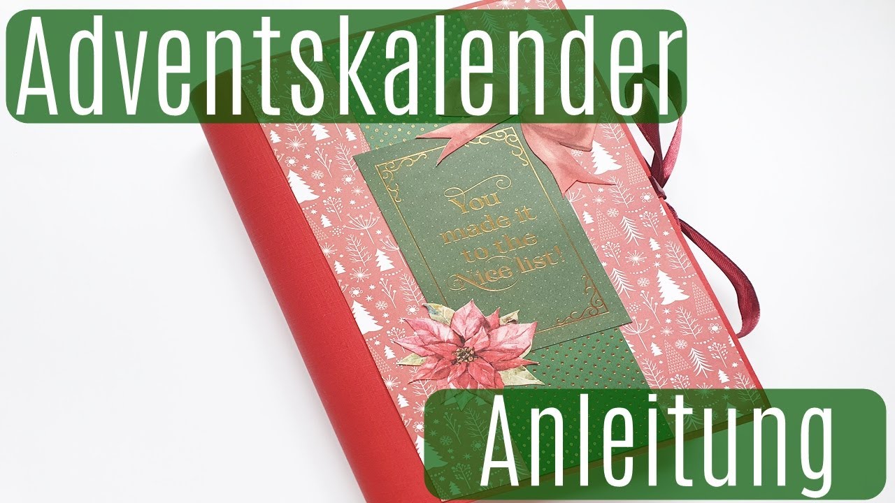 Adventskalender ✿ Adventskalender Buch ✿ Anleitung ✿ Deutsch ✿ Tutorial ✿ Basteln ✿ Kalender basteln