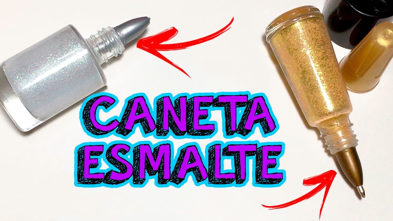 TRUQUE DE COMO FAZER CANETA ESMALTE ‹ Unhas da Lalá ›