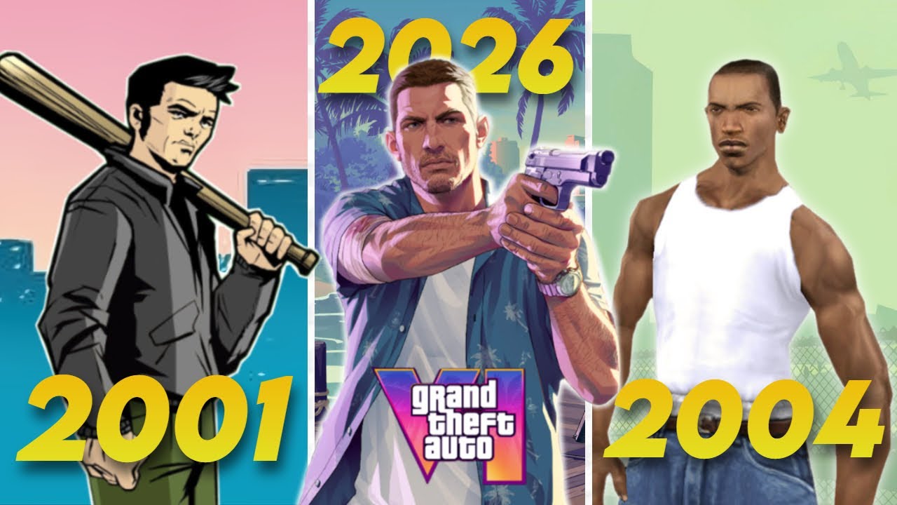 Evolution of GRAND THEFT AUTO Games (1997-2026)