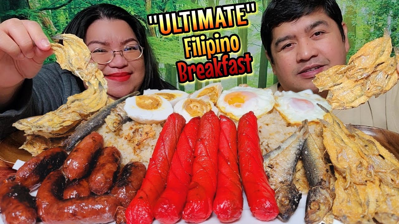 ULTIMATE FILIPINO BREAKFAST | MUKBANG ASMR | MUKBANG PHILIPPINES | Alex & Sha