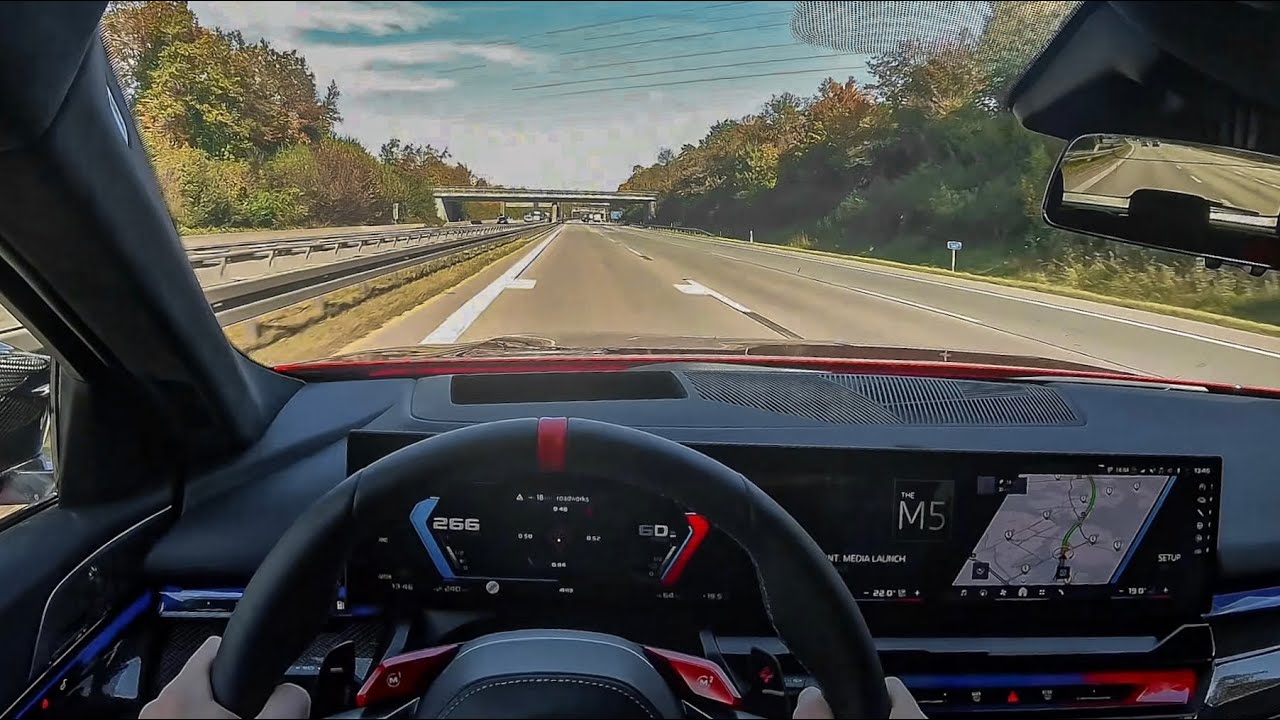 BMW M5 Touring POV Drive + Sound // NO SPEED LIMIT