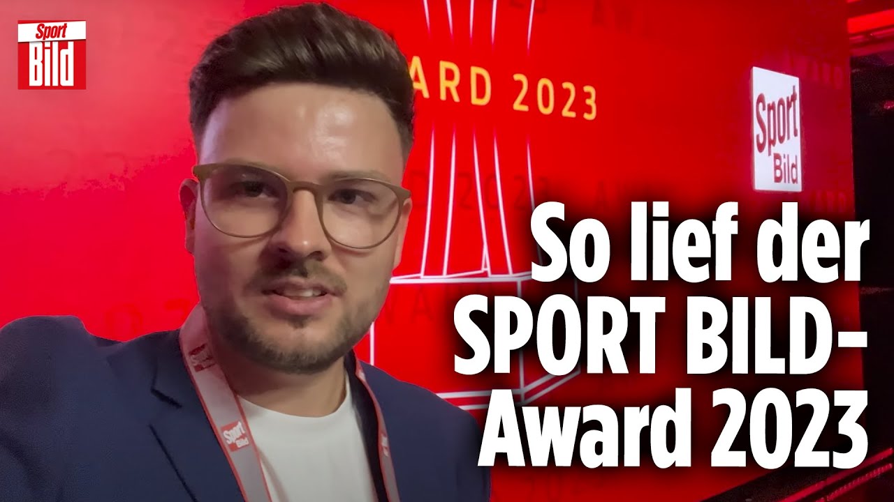 Vlog von BILD-Reporter Max Streb: Hinter den Kulissen beim SPORT BILD-Award 2023 in Hamburg