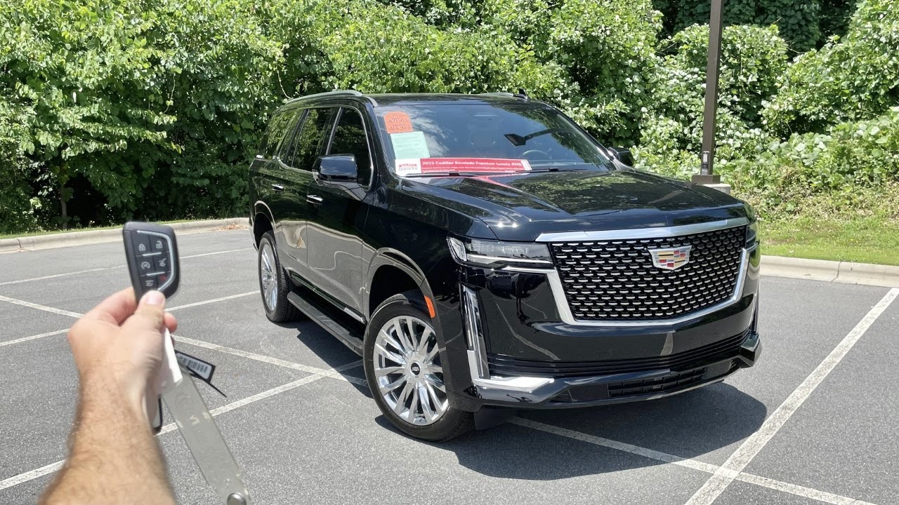 2023 Cadillac Escalade Premium Luxury: Start Up, Test Drive, Walkaround, POV and Review