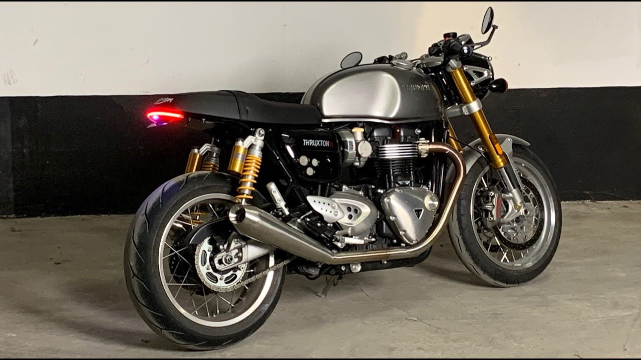 Triumph Thruxton R Passenger Seat and Foot Peg Install