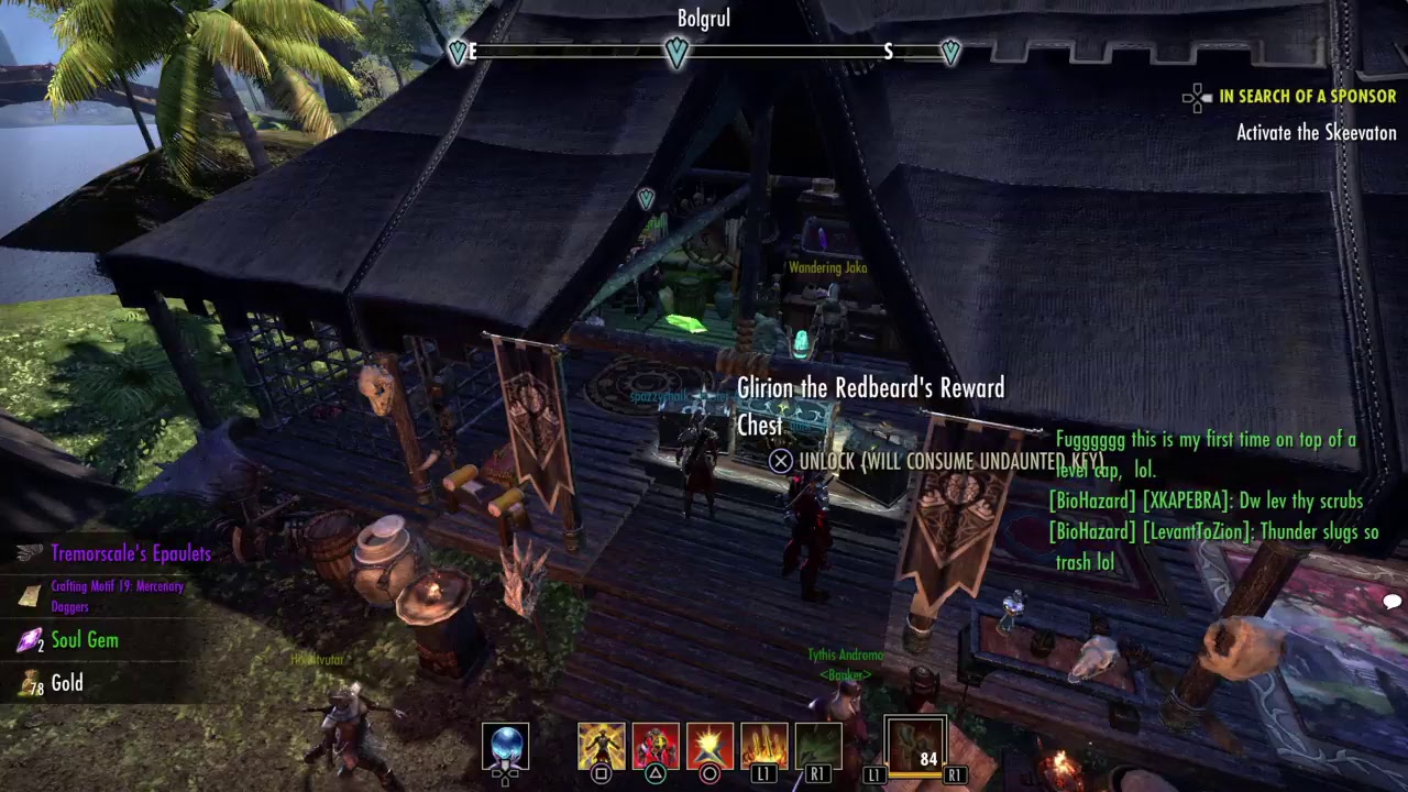 Opening Mass Undaunted Chests