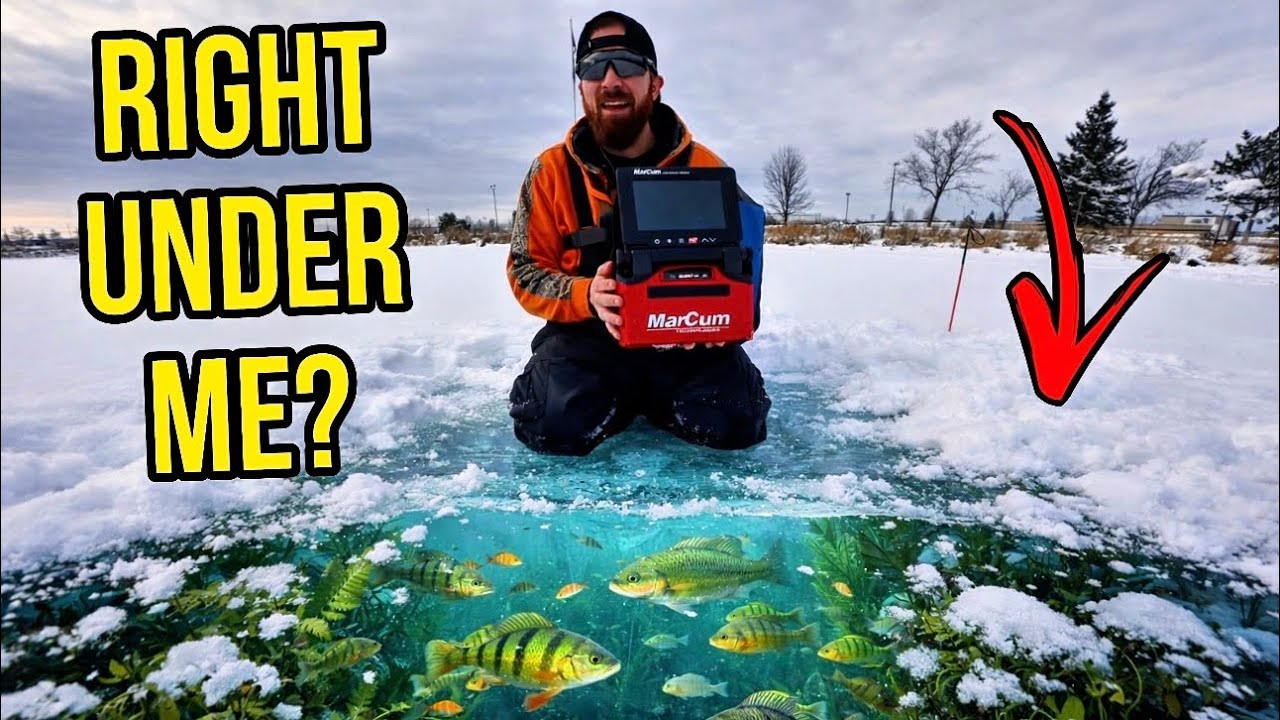 I Dropped an Underwater Camera While Ice Fishing… I Wasn’t Ready for This