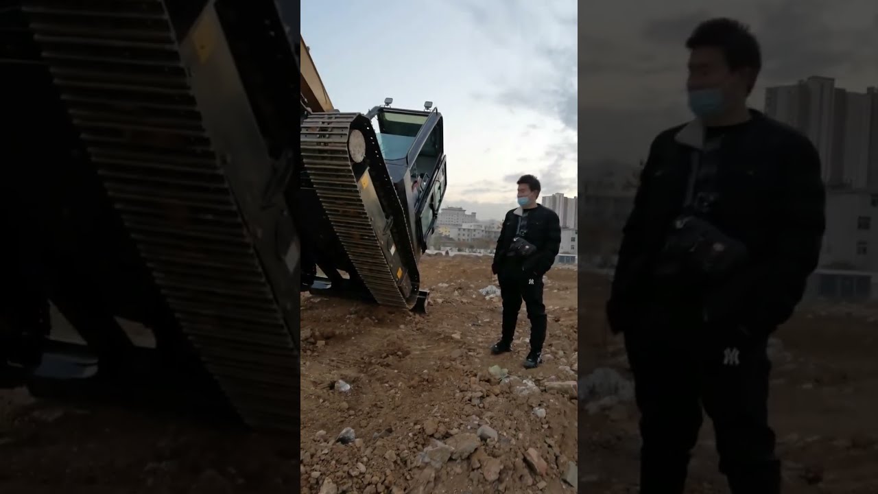 Экскаватор 24 часа 😍😘 #шорты #раздавливаниеконфет #экскаватор #тяжелаястроительнаятехника #все #р...