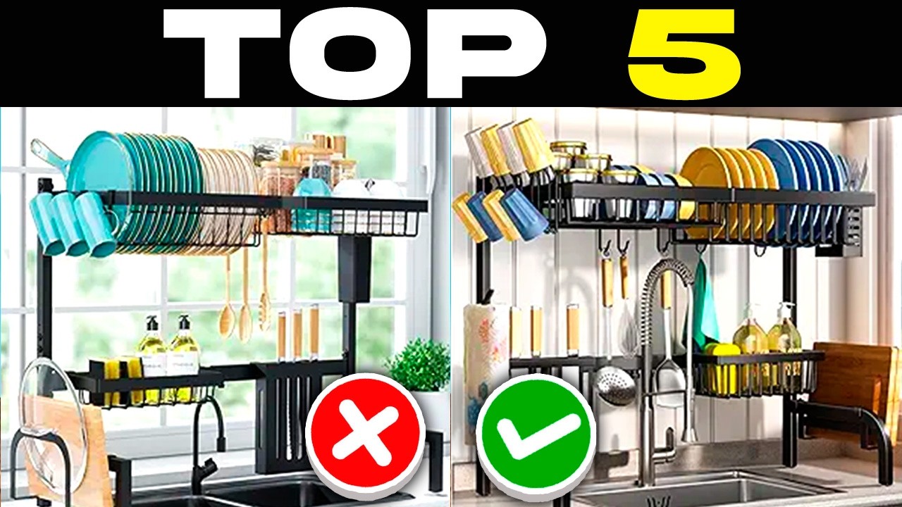 TOP 5 BEST OVER SINK DISH RACKS 2025 | Best Value on AMAZON