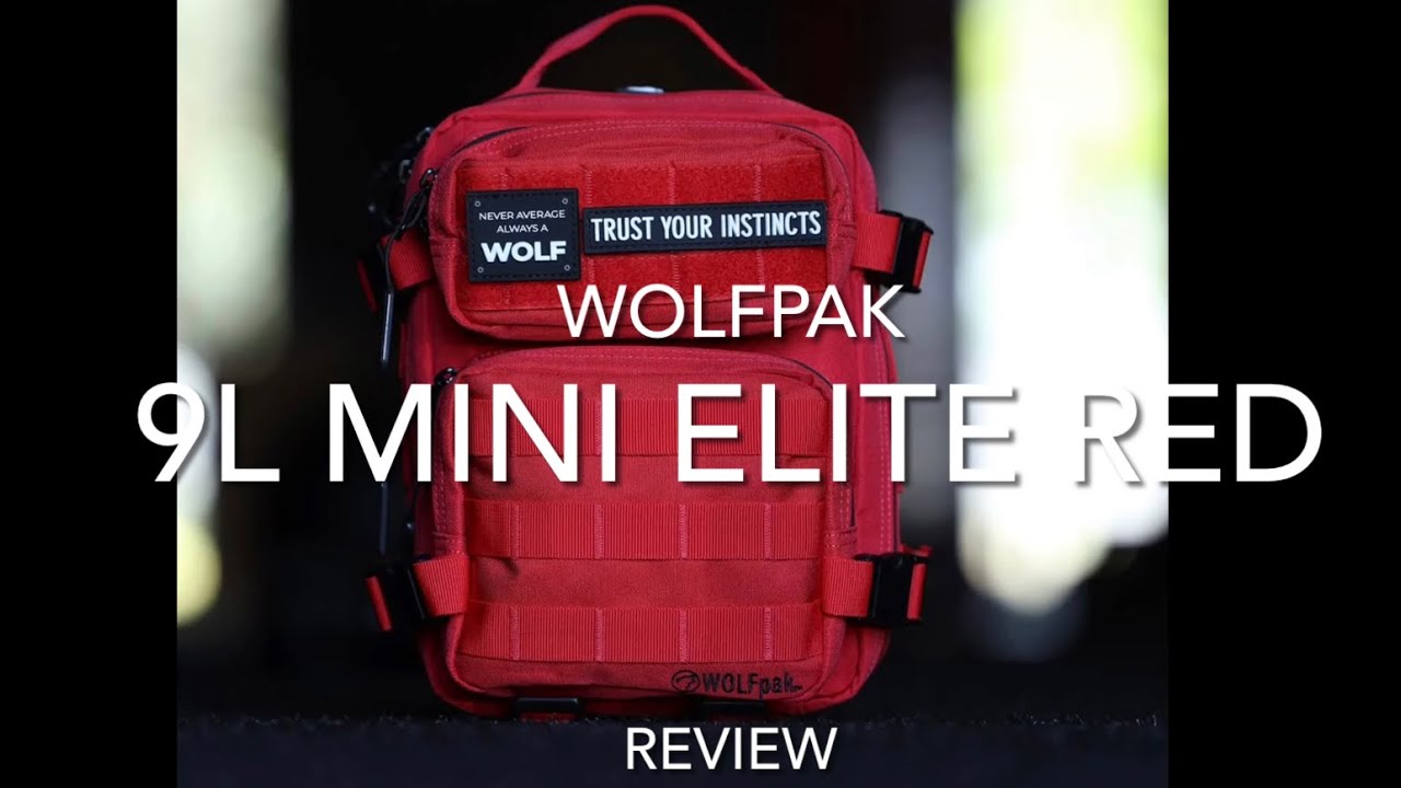 WOLFPAK 9L Mini Elite Red Backpack “REVIEW”