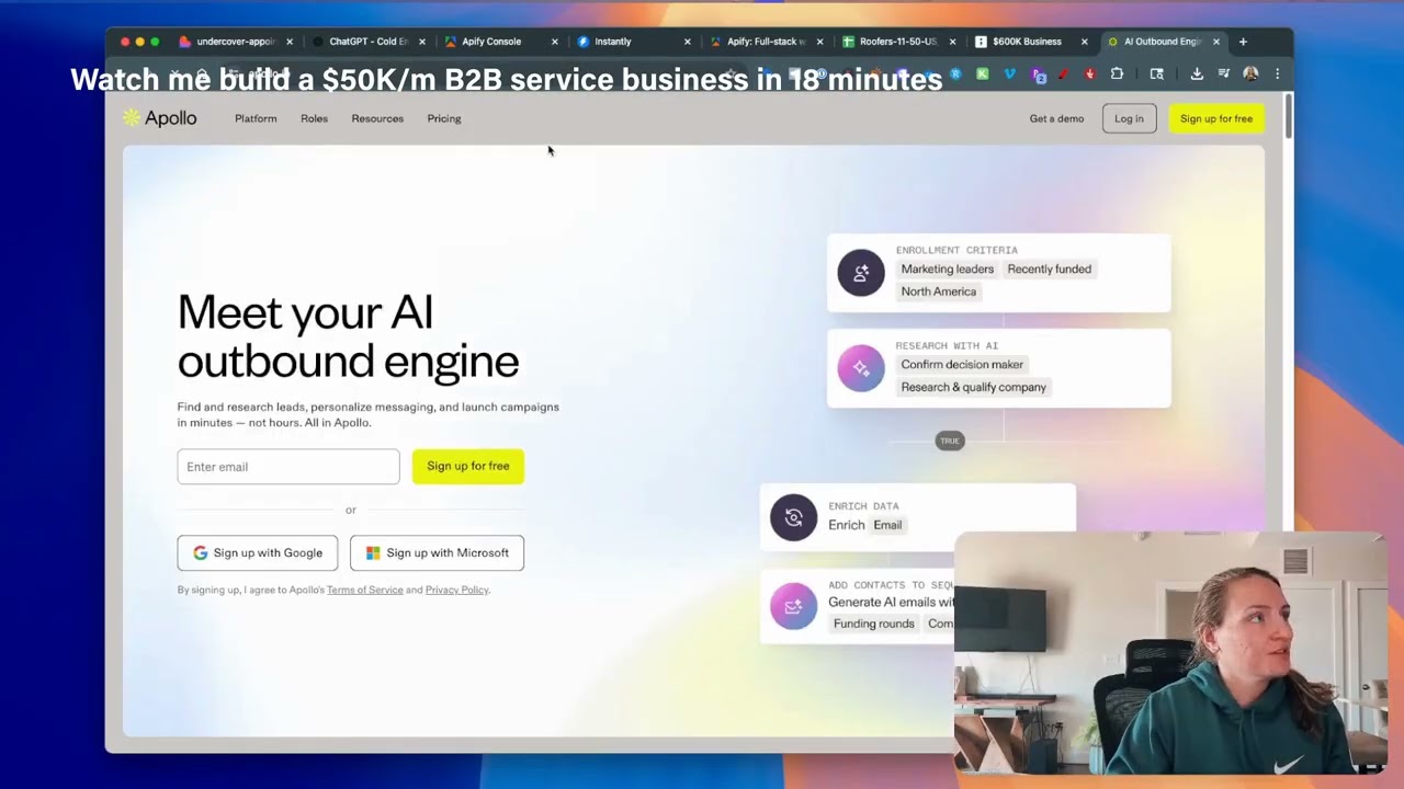 Watch Me Build a $50K MRR Service Business in 18 minutes