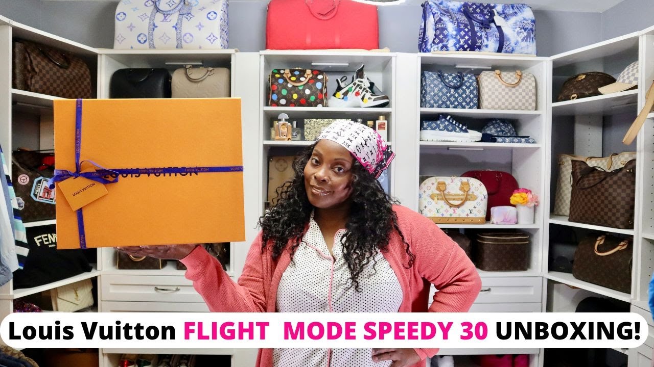 LOUIS VUITTON FLIGHT MODE SPEEDY 30 UNBOXING | Louis Vuitton Unboxing!