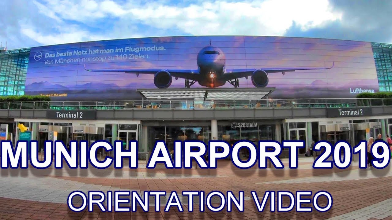 MUNICH AIRPORT 2019 - Terminal 1 + Terminal 2 + Plane Observation Deck + Duty Free