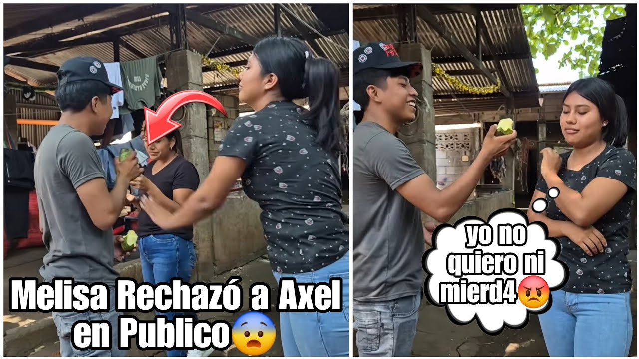 Por un simple mango hicierón gran escandalo, Axel y Melissa discuten en plena grabación
