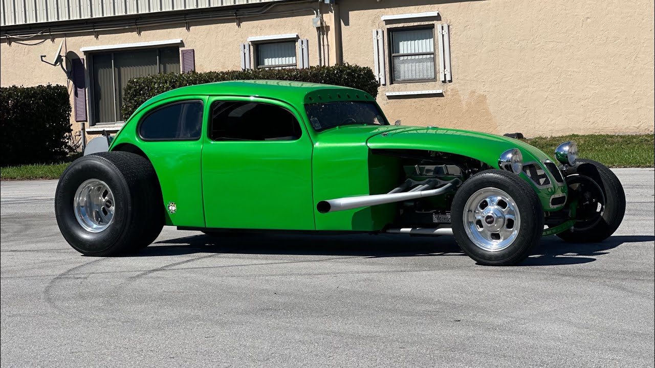 V8-Powered VW Bug Hot Rod Walk Around Video