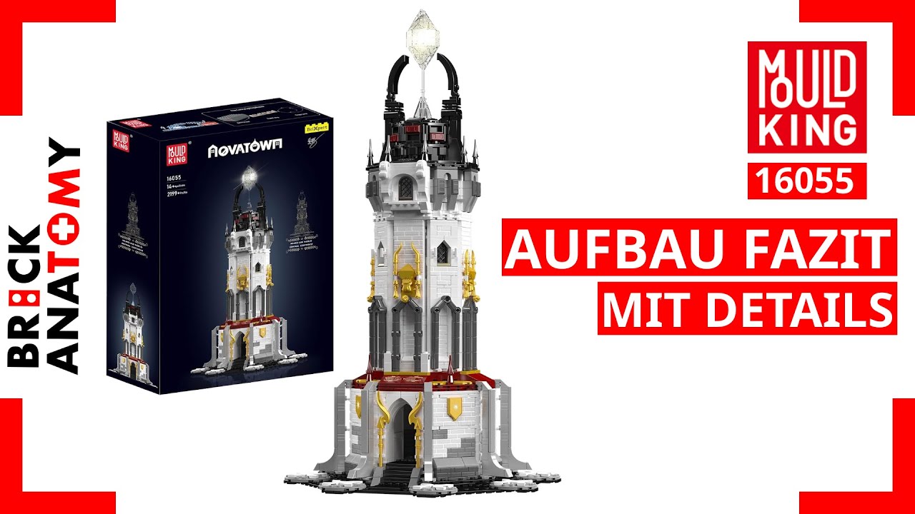Mould King 16055 Review Central Lighthouse -  Ein imposanter Leuchtturm für Fantasy Freunde