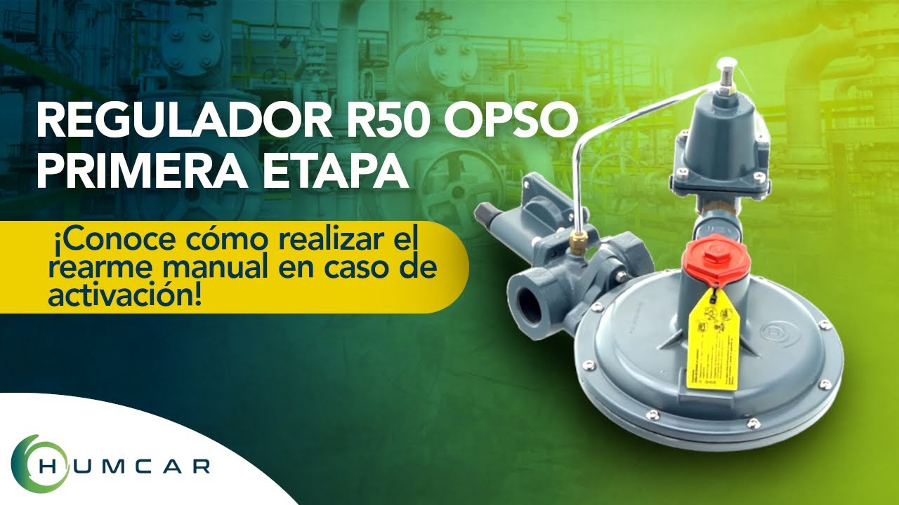✨ Regulador para Gas Natural y GLP R50 OPSO Pilotado