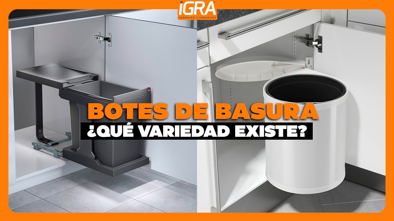 ¿Qué variedad existe de botes de basura para cocina? | IGRA
