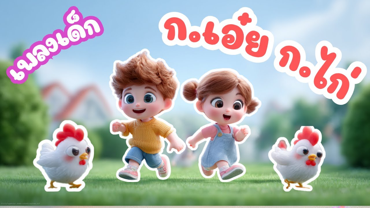 เพลง ก เอ๋ย ก ไก่ | การ์ตูน 3D น่ารักๆ ฝึกท่องพยัญชนะไทย | หนูมาลี Melody