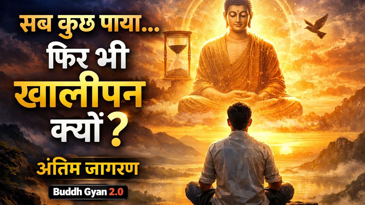 सब कुछ पाने के बाद भी खालीपन क्यों? | Gautam Buddha की सबसे गहरी सीख | Buddh Gyan 2.0 #gautambuddha#
