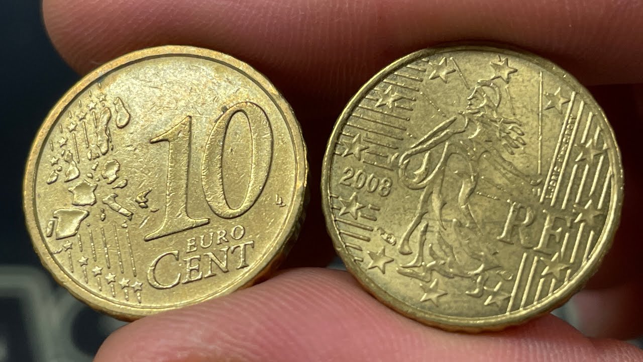 2008 France 10 Euro Cent Coin &bull;&nbsp;Values, Information, Mintage, History, and More